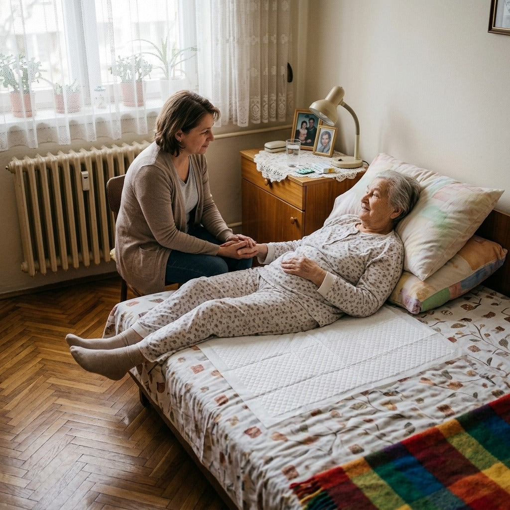 Eldobható nedvszívó ágybetét inkontinenciához - a mindennapokban