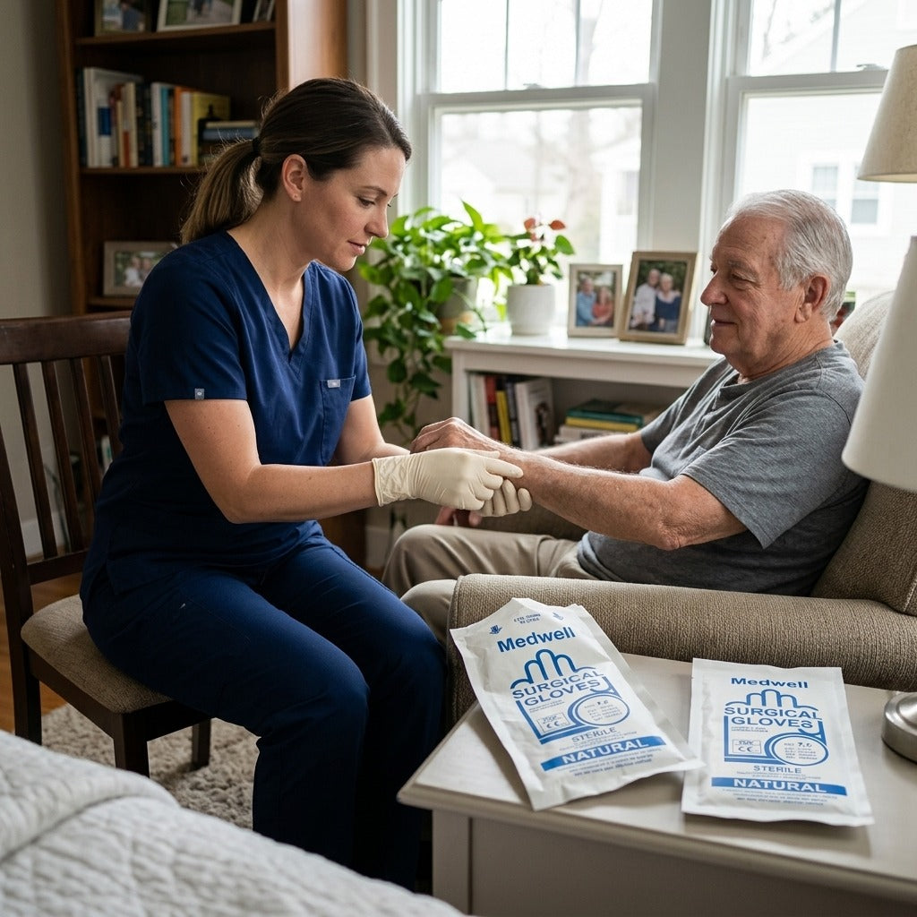 Disposable Latex Examination Gloves - in everyday life