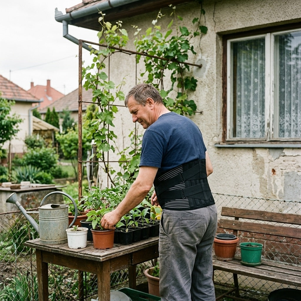 Dupla húzású deréktámasztó öv - a mindennapokban