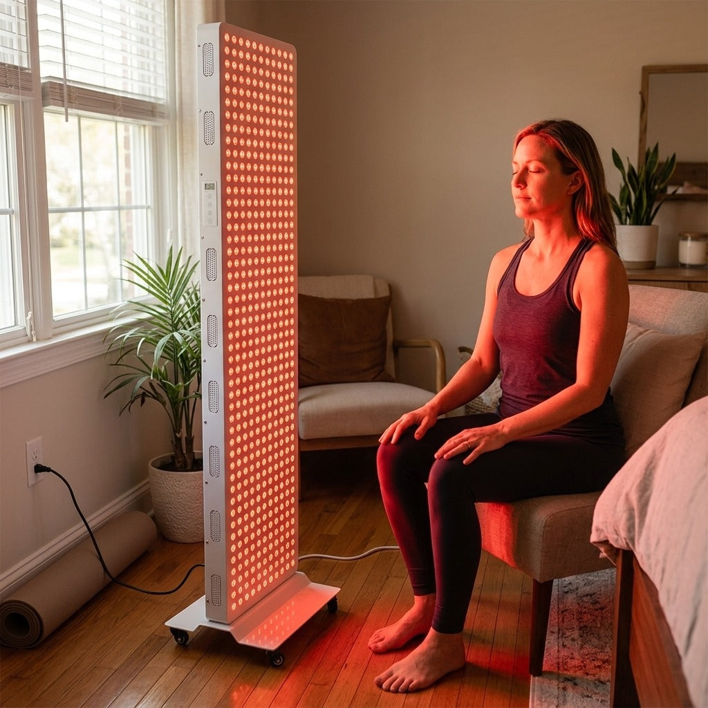Dual-Chip Red Light Therapy Panel, 660nm & 850nm - in everyday life