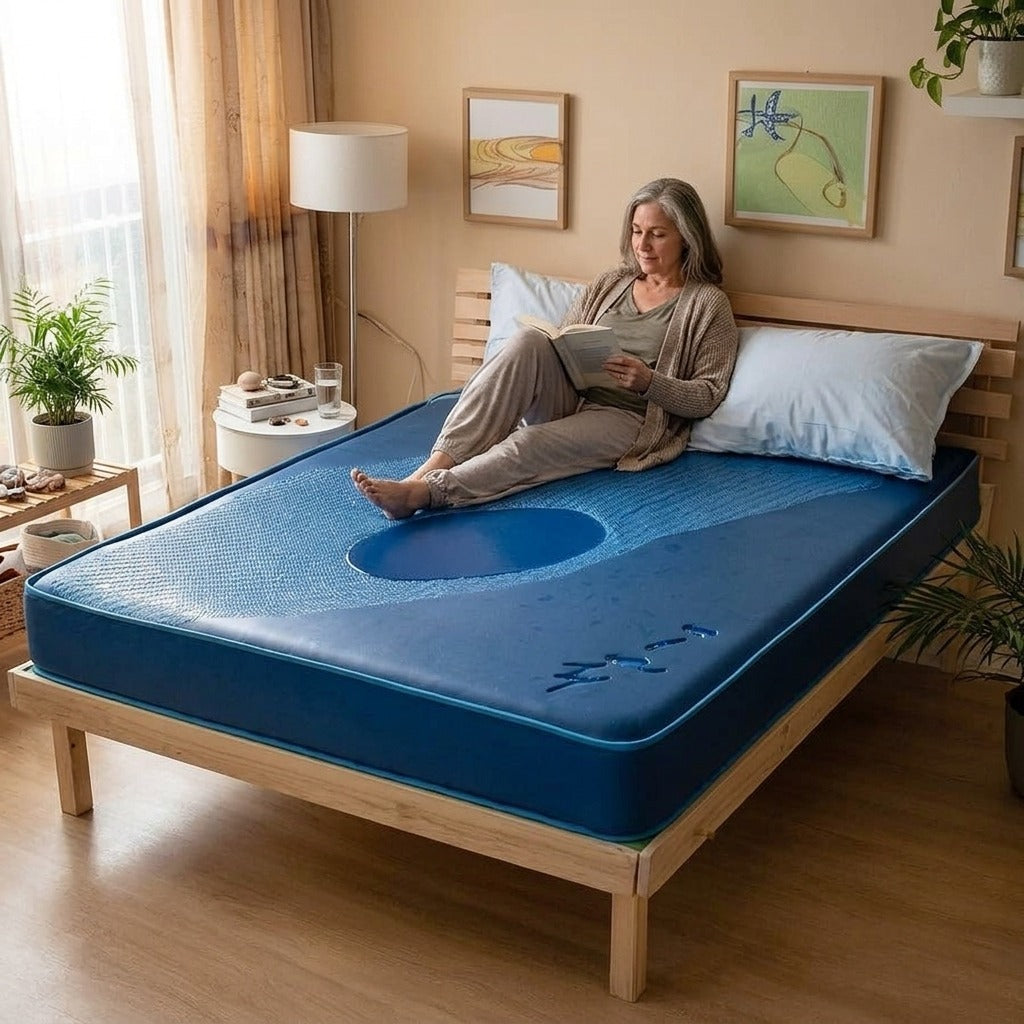 Dual-Sided Water-Resistant Bed Mattress - at home
