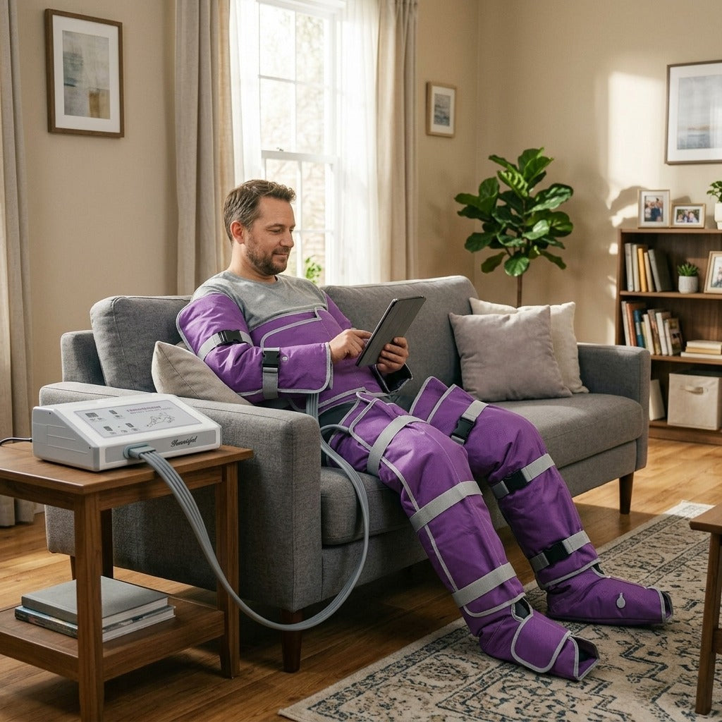 Electric Air-Pressure Massage Machine - at home
