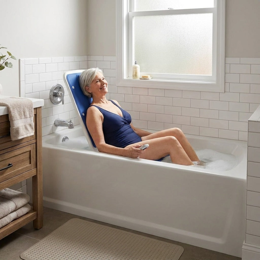 Electric Bath Lift with Adjustable Reclining Seat - in everyday life
