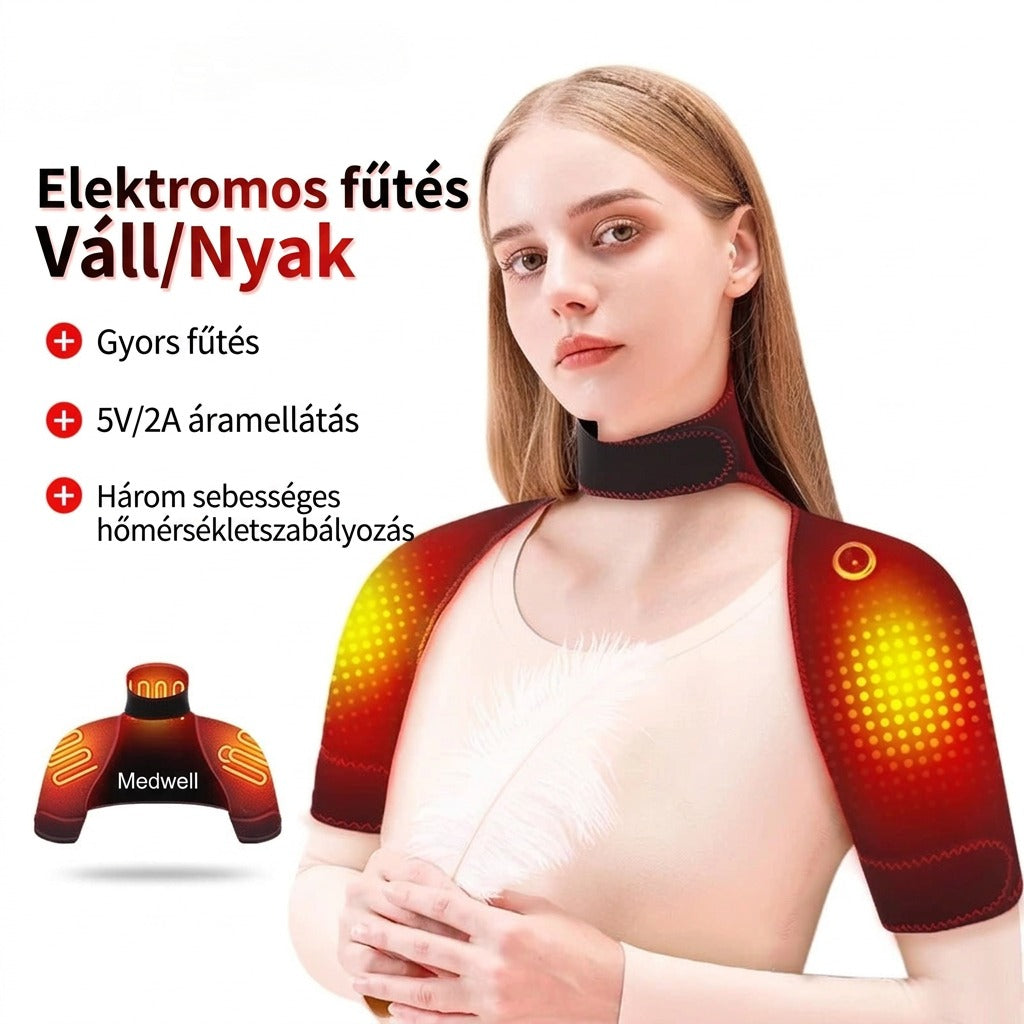 Elektromos fűtés váll/nyak gyors három sebességes