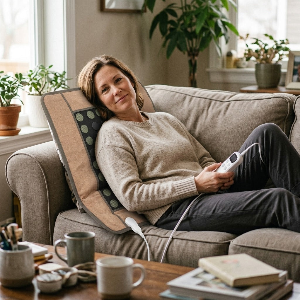 Electric Heating Pad with Timer and Auto Shut-Off - in everyday life