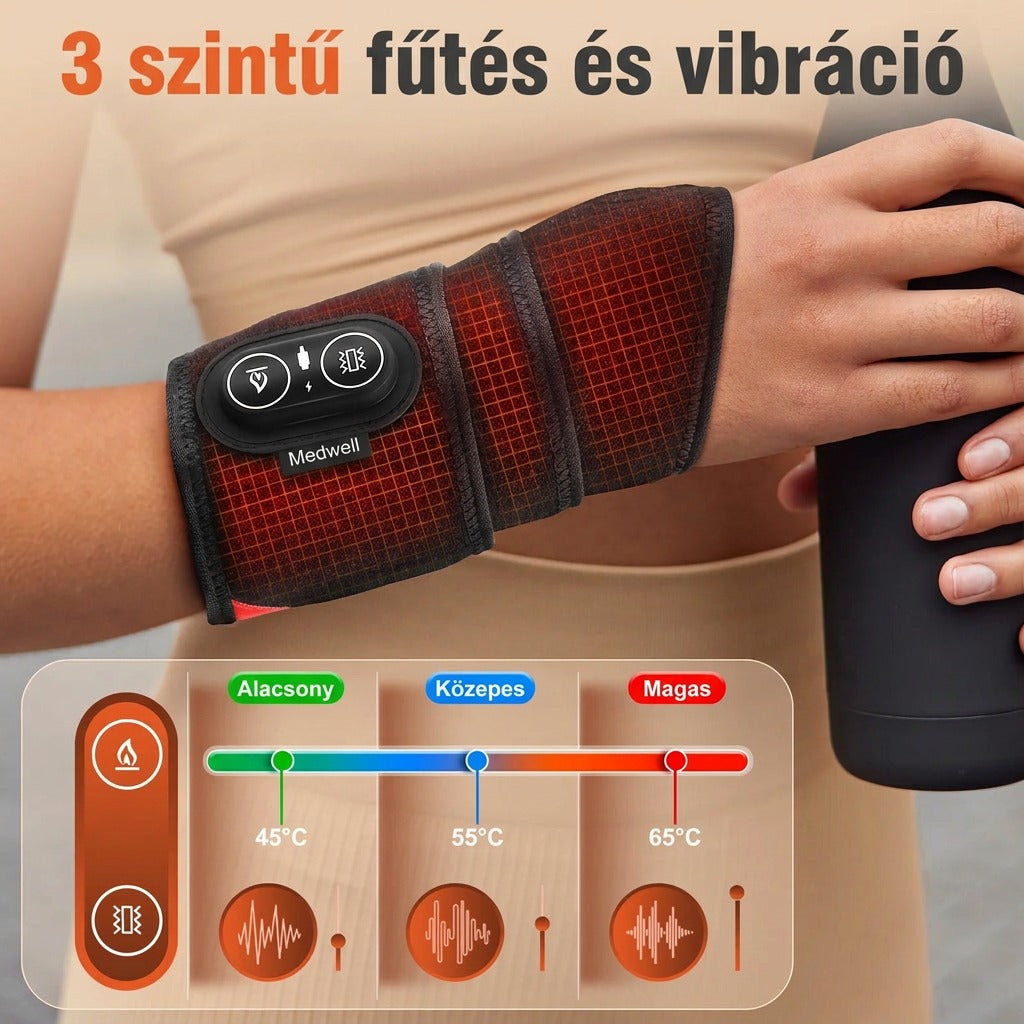 3 szintű fűtés és vibráció három hőmérsékleti szinten