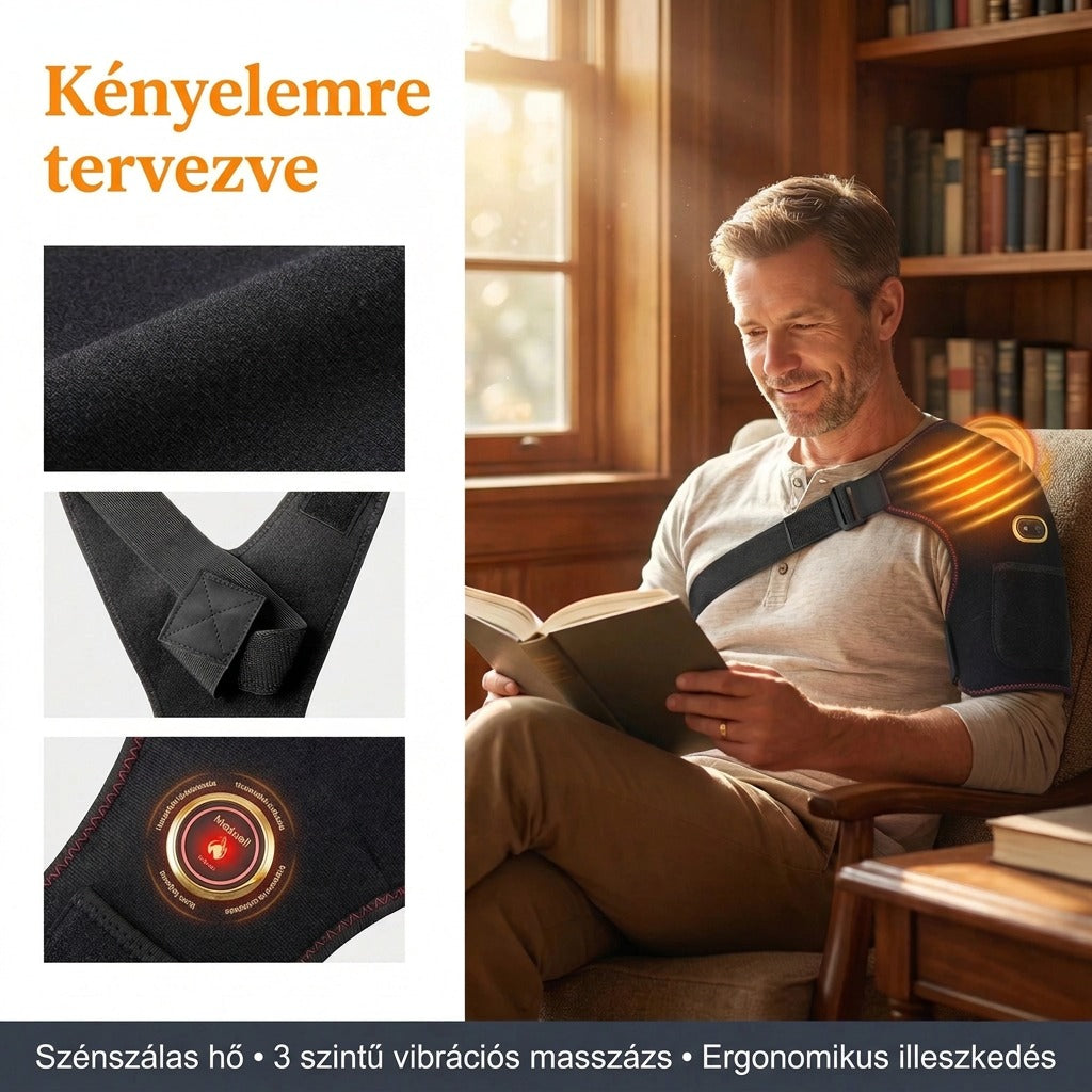 Kényelemre tervezett szénszálas hőmassázs