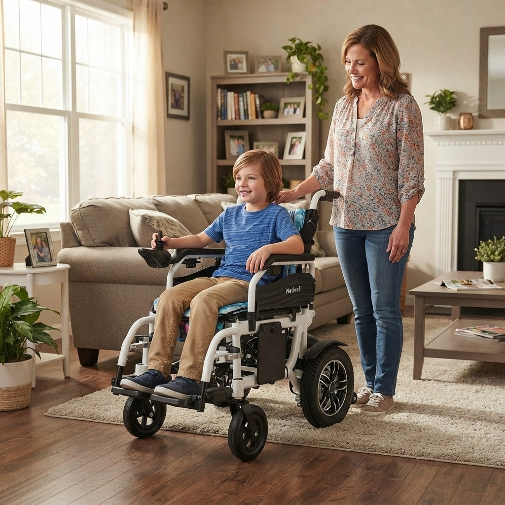 Electric Wheelchair for Home and Office Use - at home