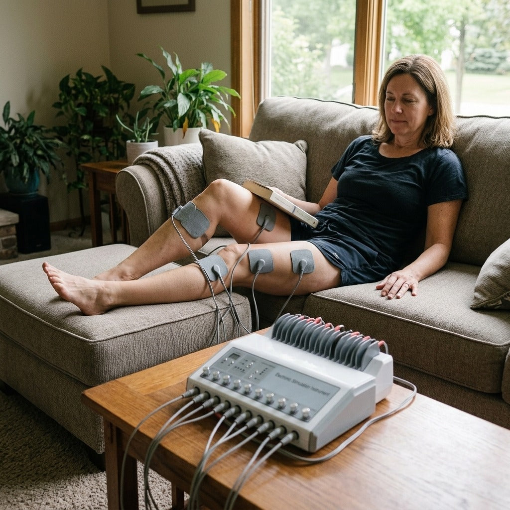 EMS Electrical Muscle Stimulator - in everyday life