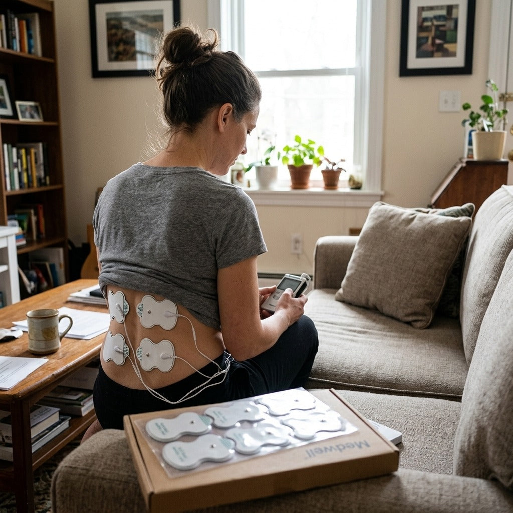 EMS TENS Replacement Electrode Pads - at home