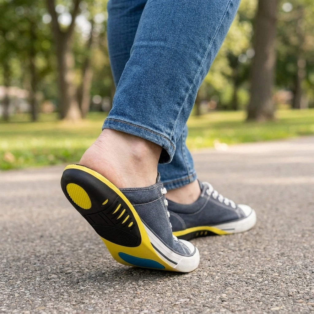EVA Arch Support Insoles for Men and Women - in use