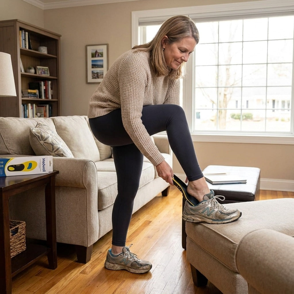 EVA Arch Support Insoles for Men and Women - at home