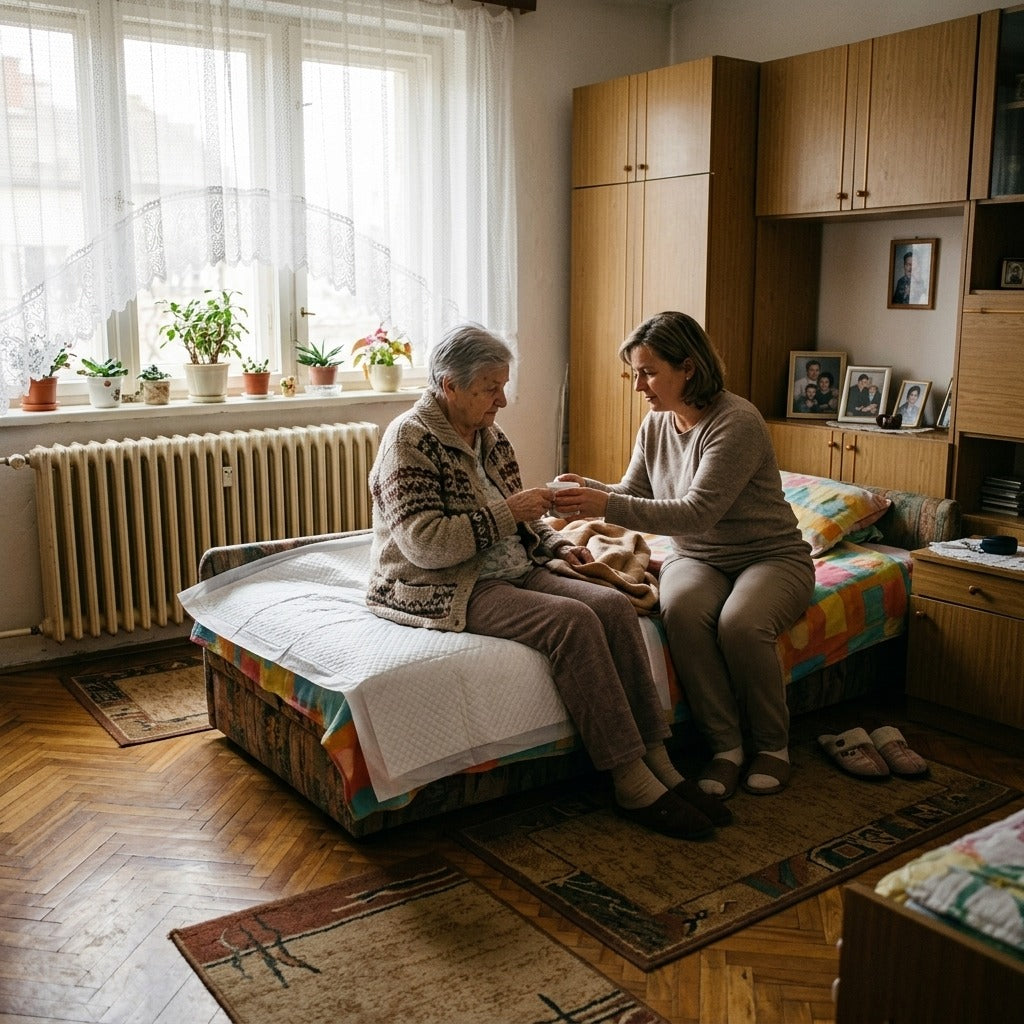 Extra nagy eldobható alátét felnőtteknek - otthon