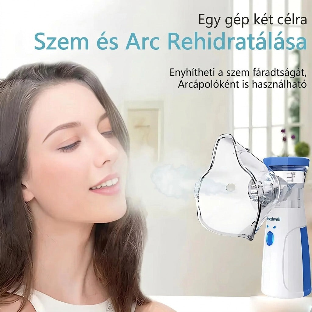 Egy gép szem és arc rehidratálásához