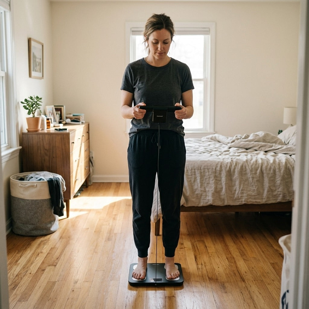 Medwell 8-Electrode Body Composition Scale - at home