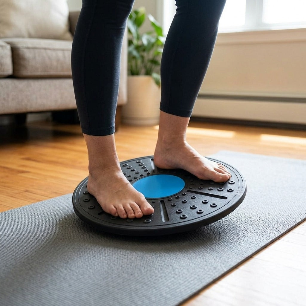 Fitness Training Balance Board - in use
