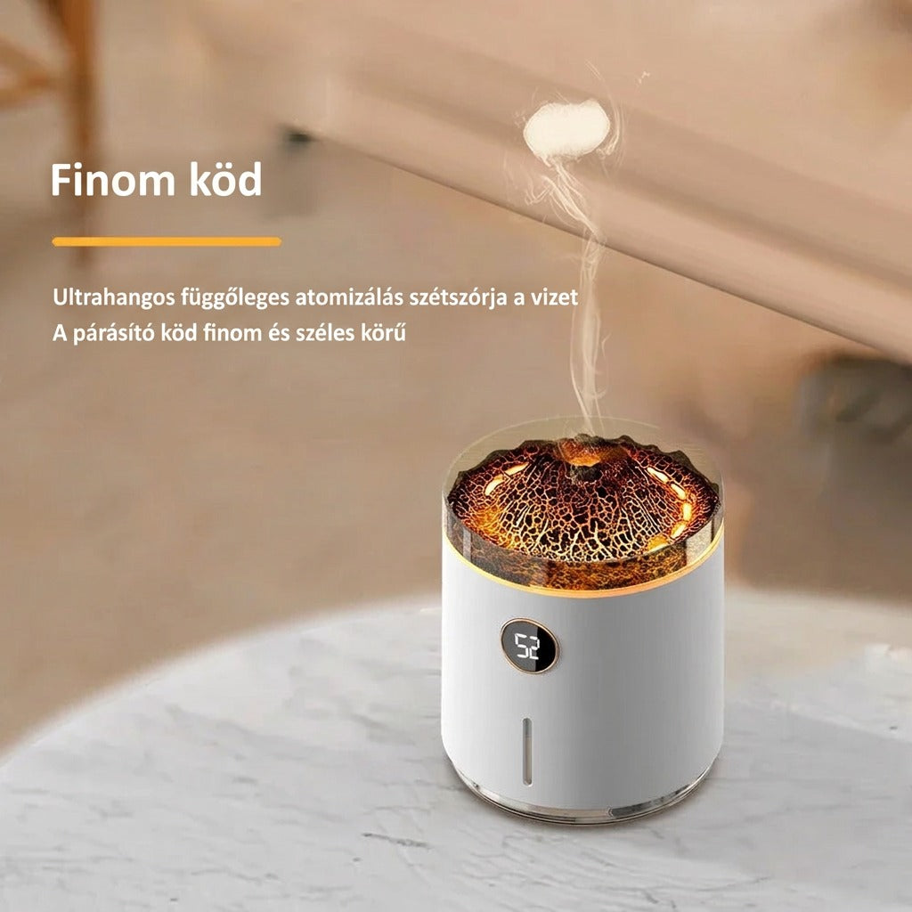 Ultrahangos párásító finom és széles körű köd szétszórással