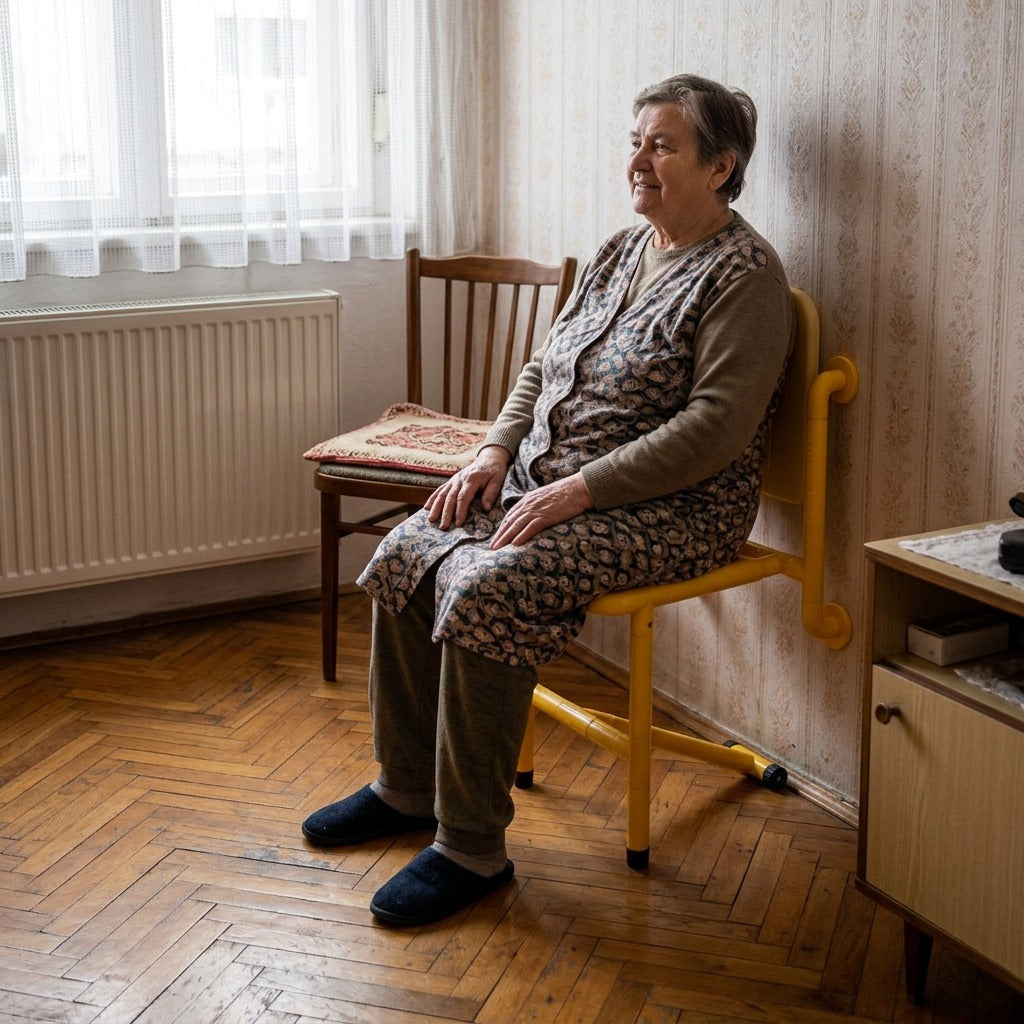 Falra szerelhető, összecsukható zuhanyülőke - a mindennapokban