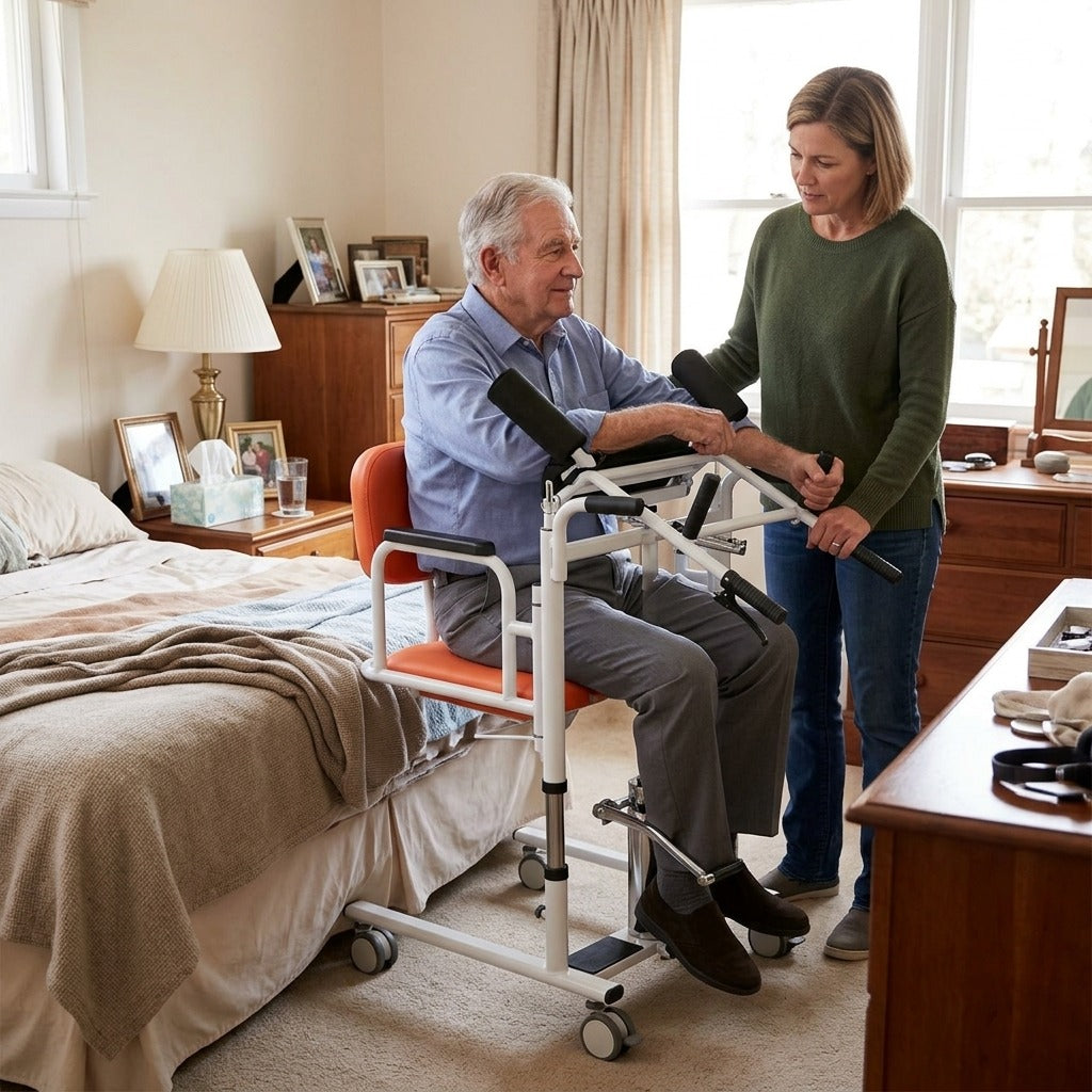 Folding Commode and Shower Chair - in everyday life
