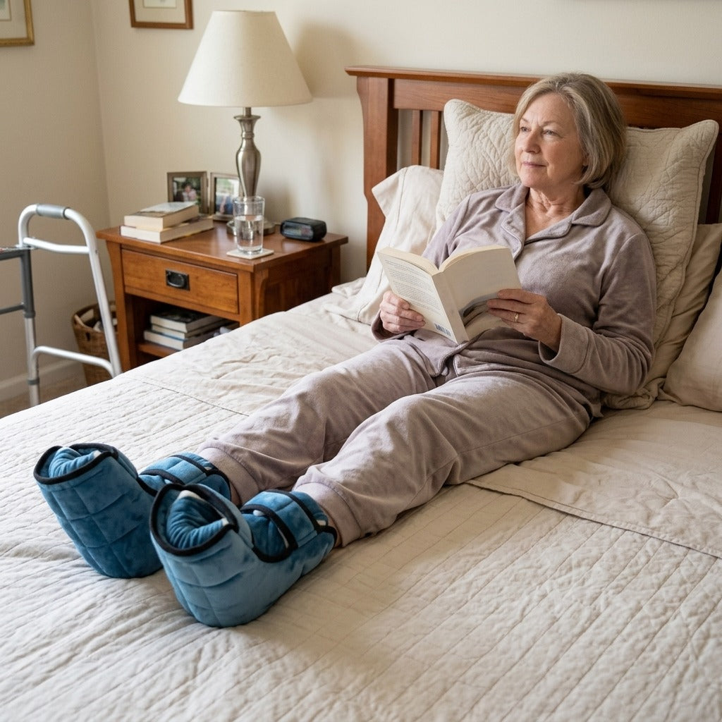 Foot and Ankle Protection Pads for Bed Rest - in everyday life