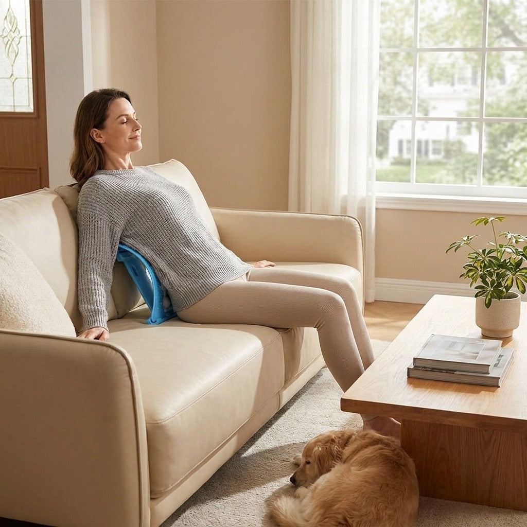 Four-Level Manual Back Stretcher - in everyday life