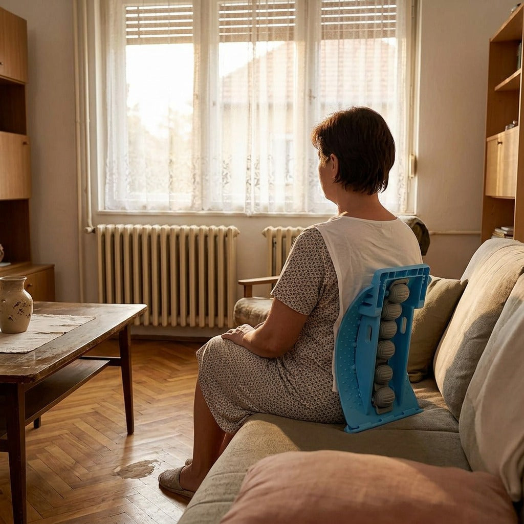Négyfokozatú kézi hátnyújtó - otthon