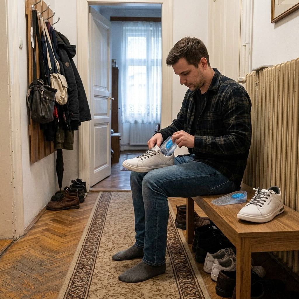 Gél magasságnövelő talpbetét - a mindennapokban