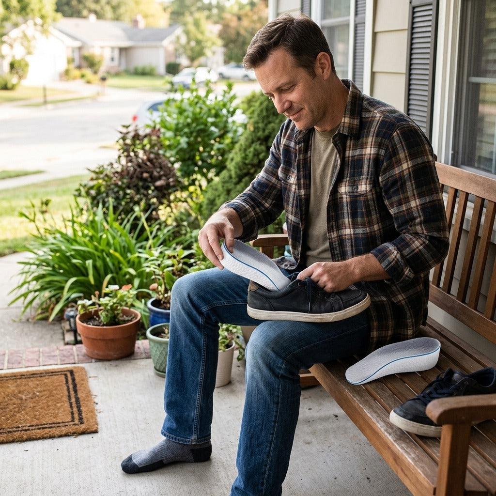 Height-Increasing Insoles with Arch Support - in everyday life