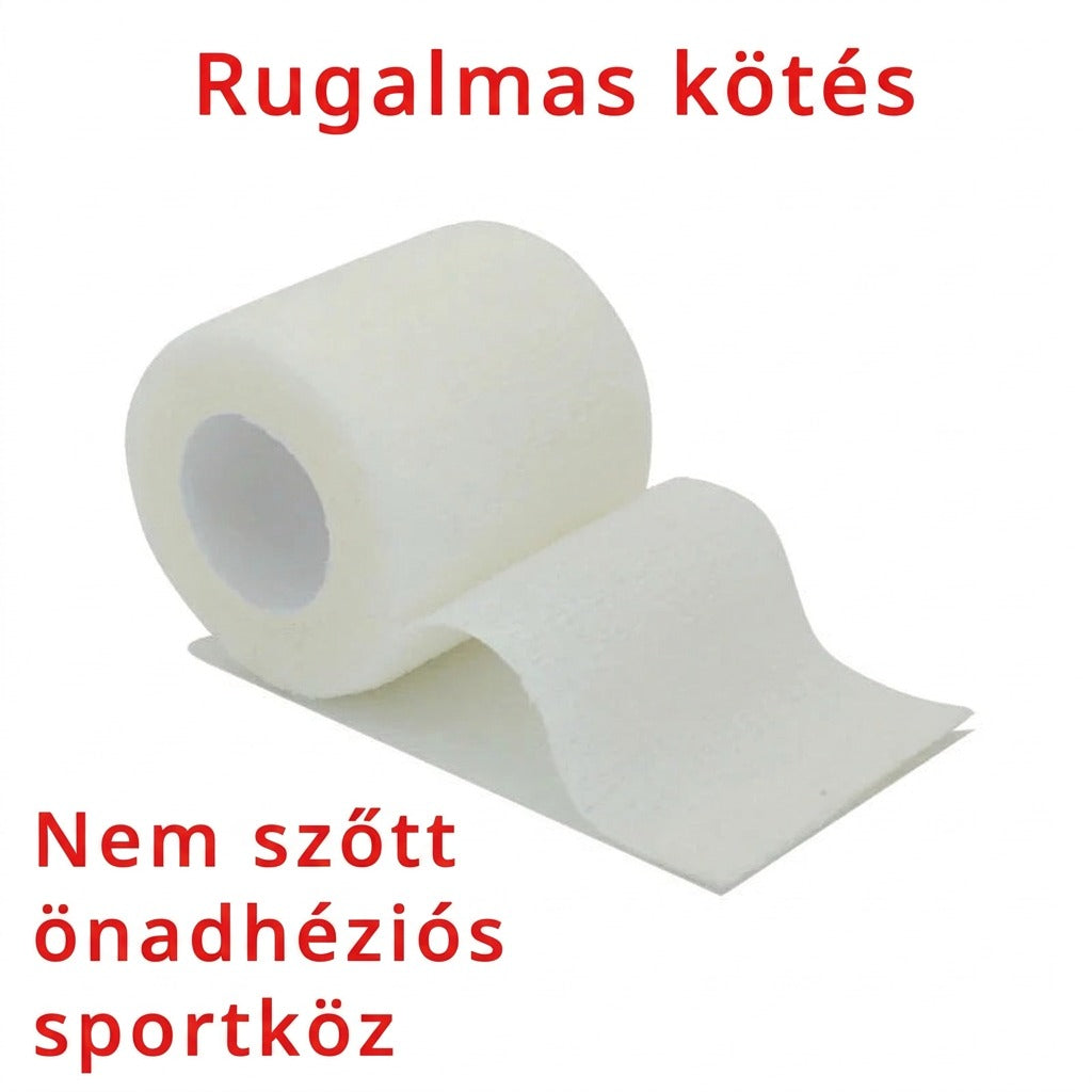 Rugalmas, nem szőtt önadhezív sportköz tekercs