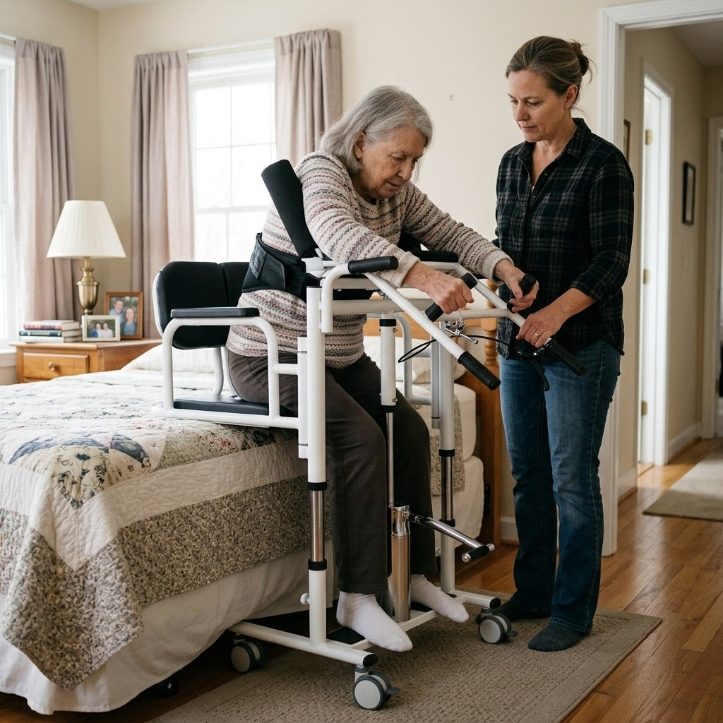 Hydraulic Bath Safety Transfer Lift Chair - at home