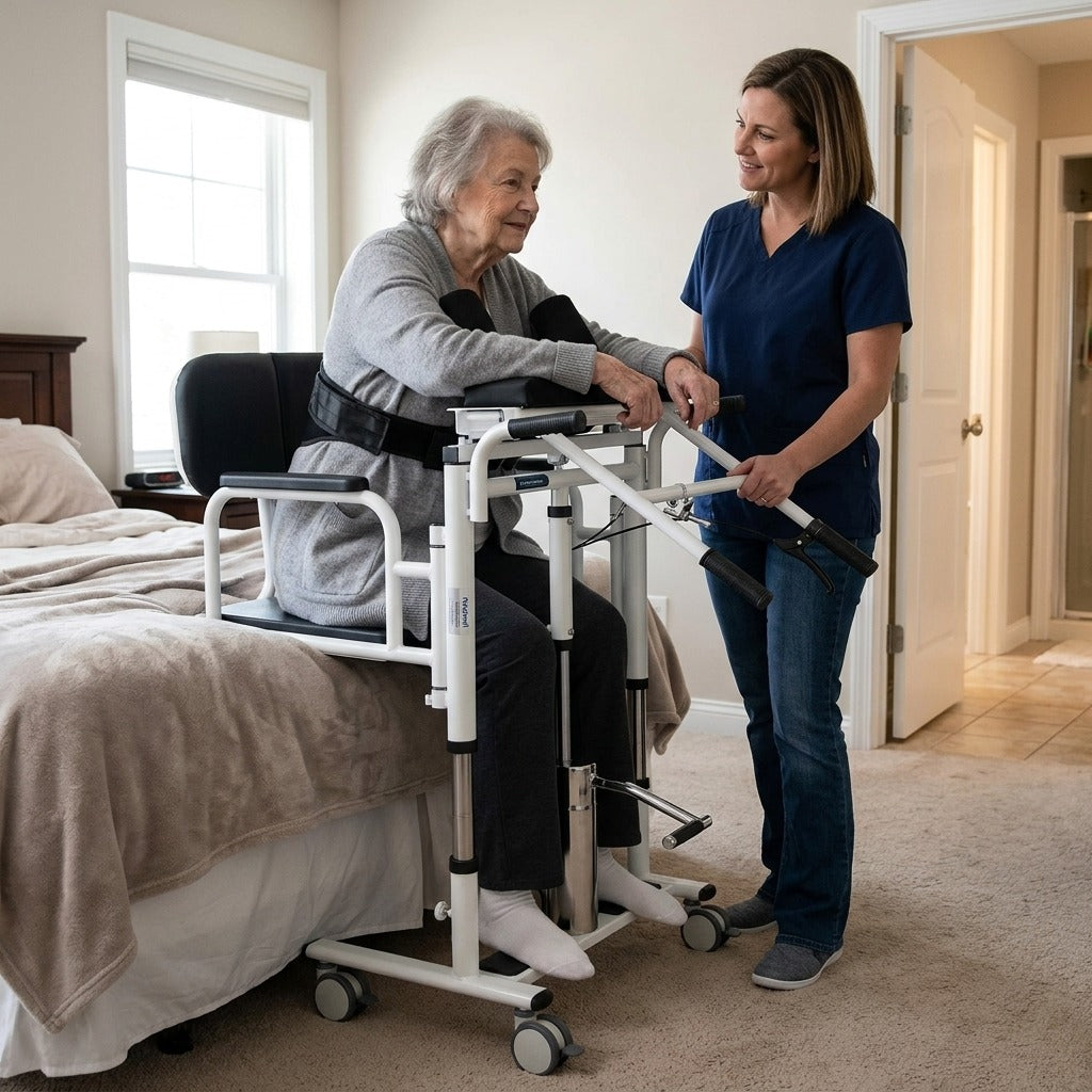 Hydraulic Bath Safety Transfer Lift Chair - in everyday life