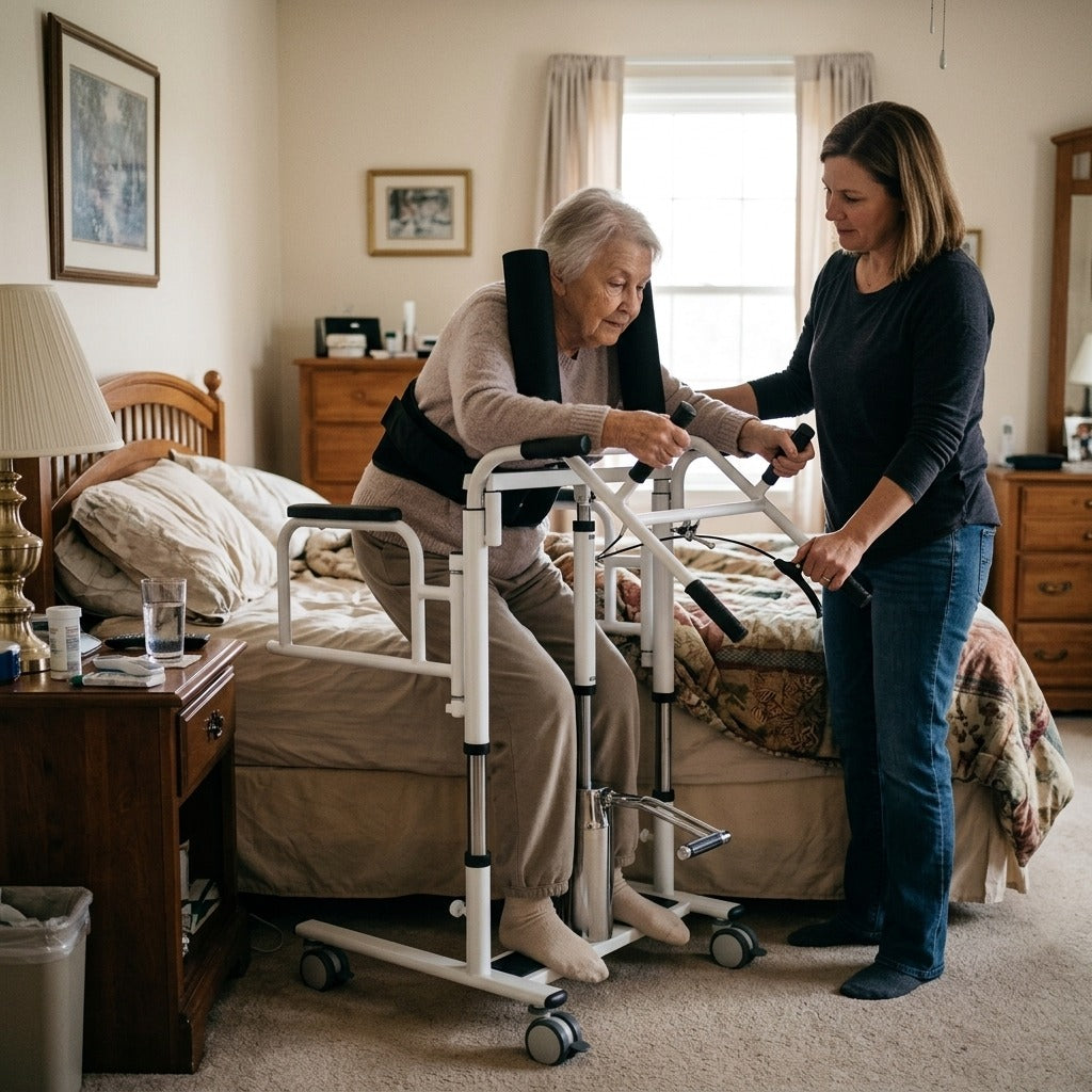 Hydraulic Patient Lift for Home Transfers - at home