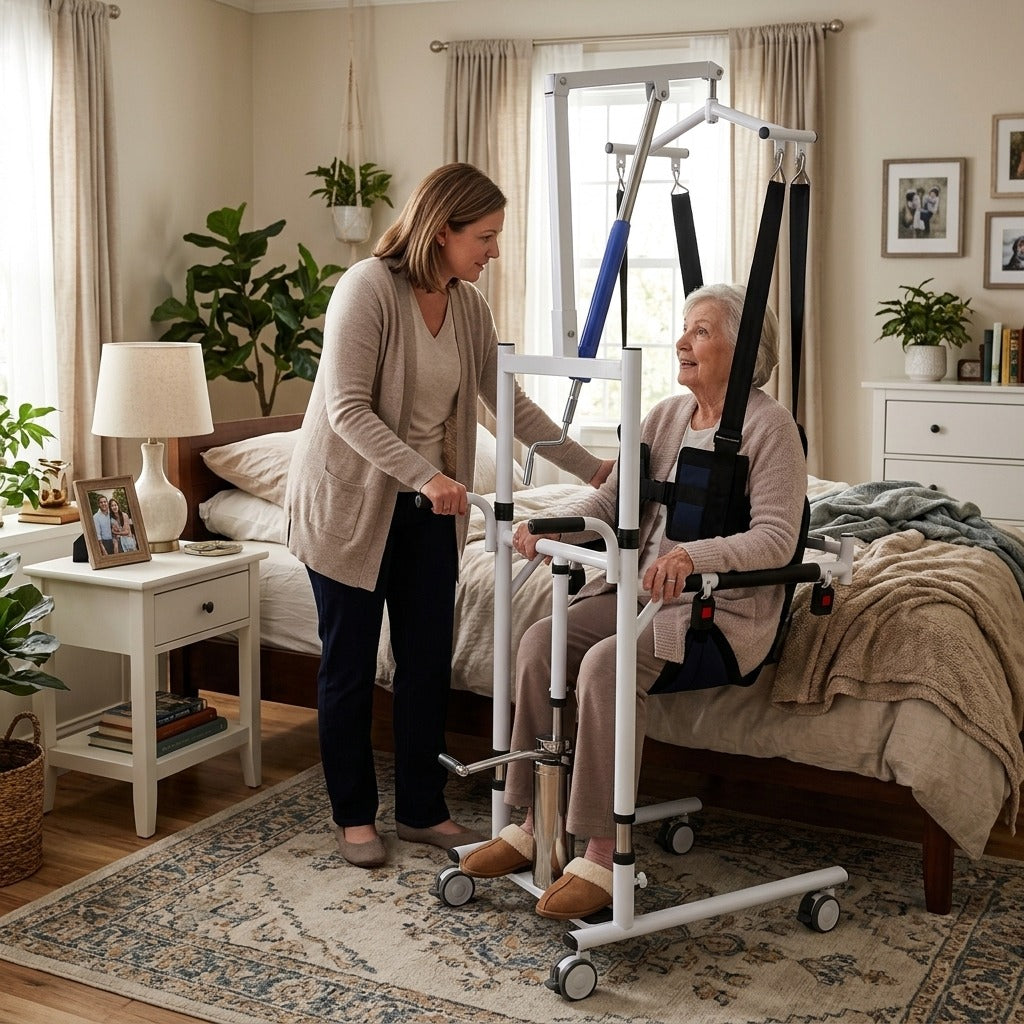 Hydraulic Patient Transfer Chair - in everyday life