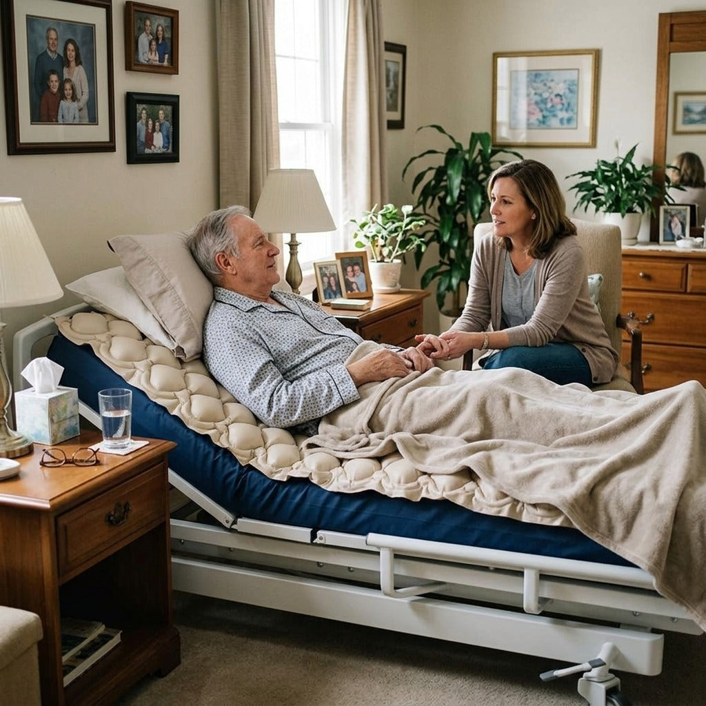 Inflatable Air Mattress Pad for Home Care - in everyday life