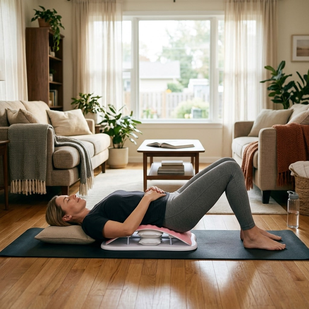 Inflatable Cervical and Lumbar Stretcher - in everyday life