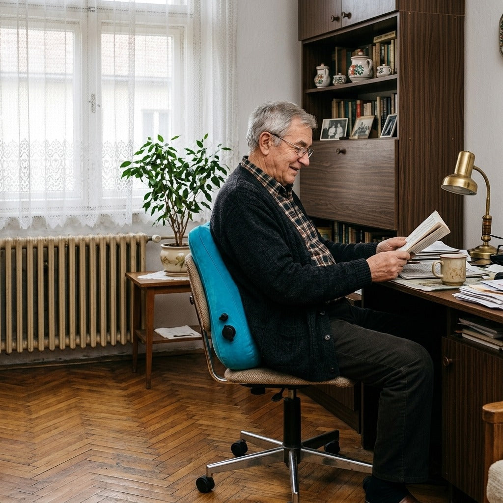 Felfújható deréktámasz párna utazáshoz - a mindennapokban