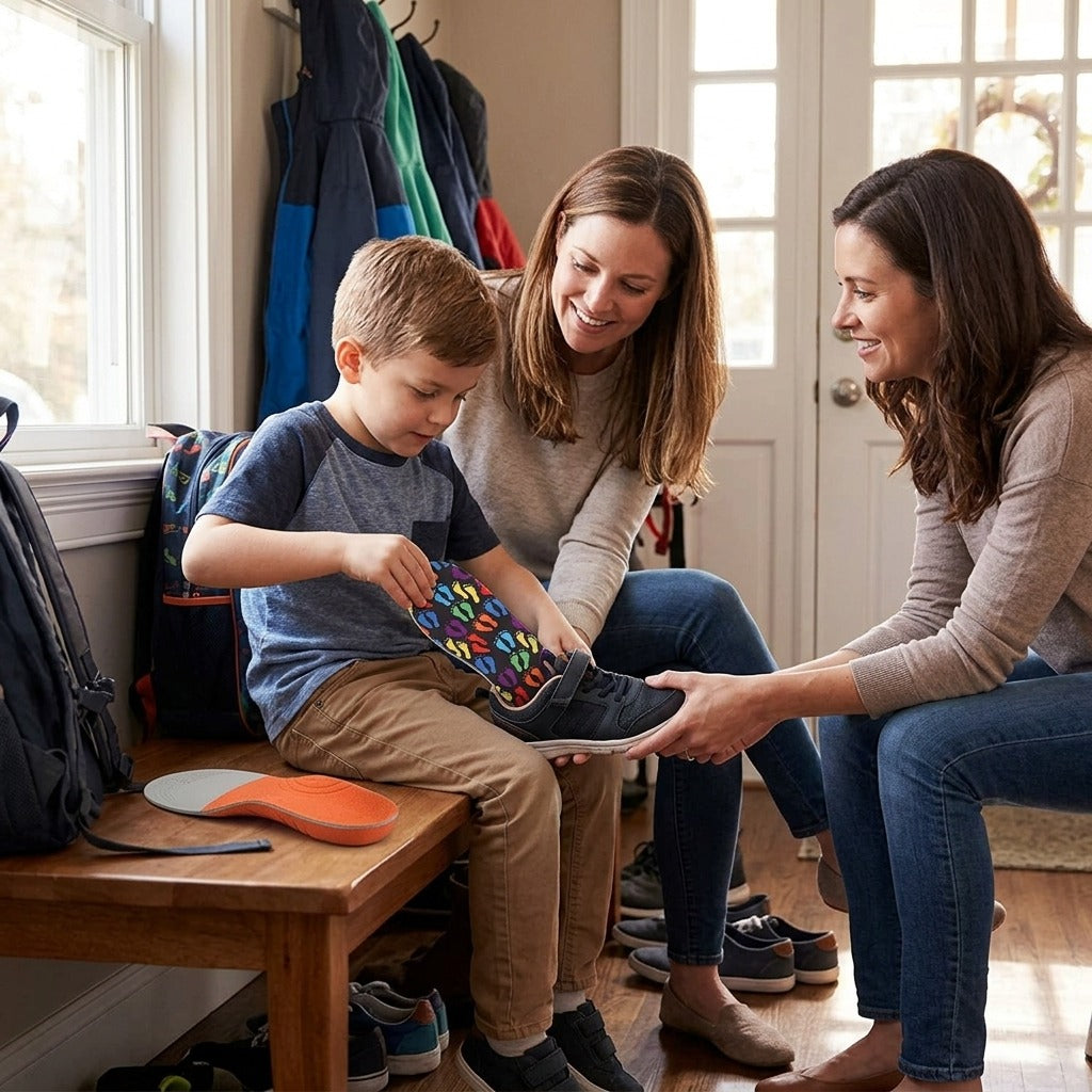 Kids Arch Support Insoles for Daily Shoes - at home