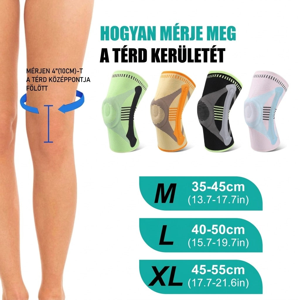 Térdkerület méréstáblázat méretezéshez