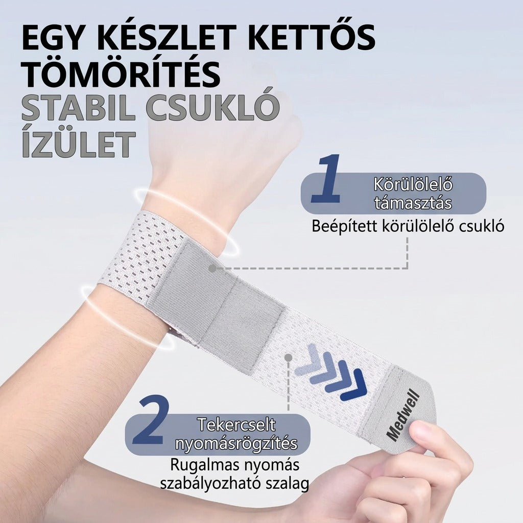 Kettős tömörítés csukló támasztási jellemzői