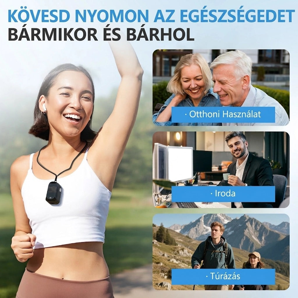 Kövesd nyomon az egészségedet otthon irodában és túrázáson