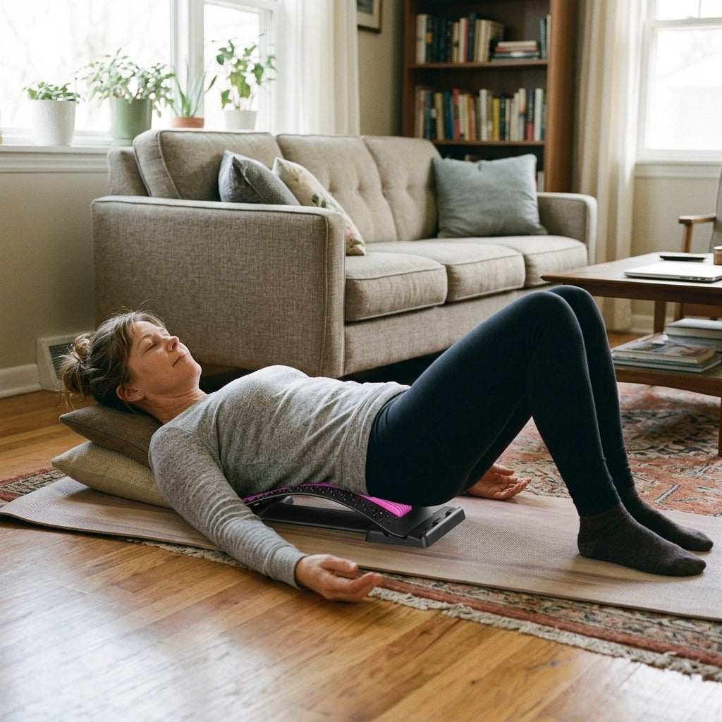 Lumbar Back Stretching Tool - in everyday life