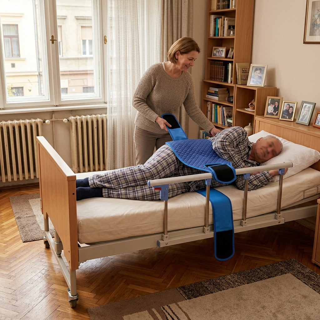 Kézi ágybeli pozicionáló segédeszköz ápoláshoz - otthon