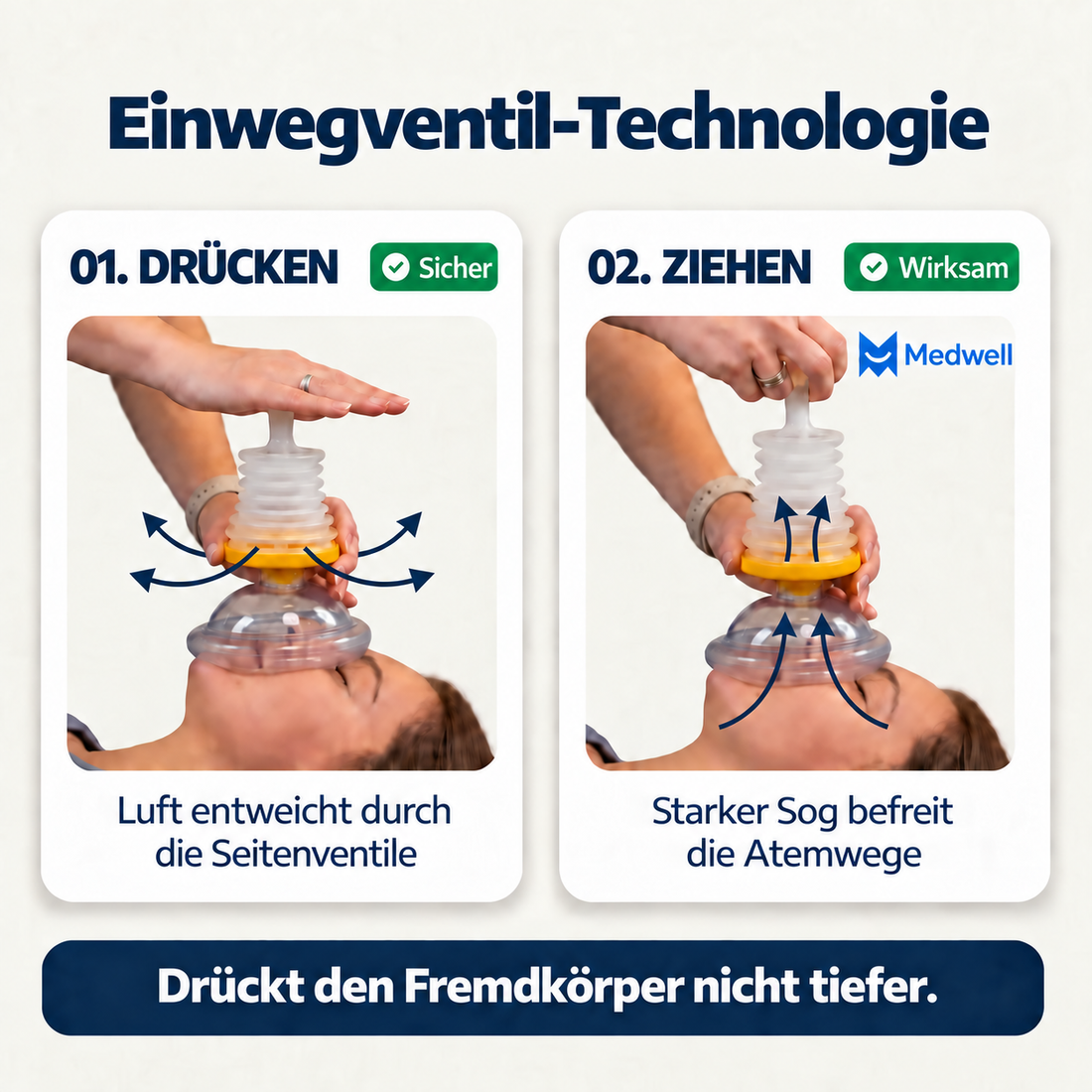 Medwell Anti-Erstickungsgerät, für die ganze Familie