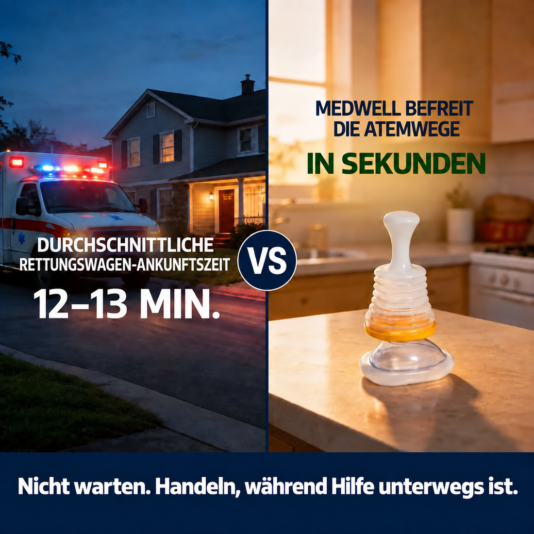 Medwell Anti-Erstickungsgerät, jederzeit griffbereit