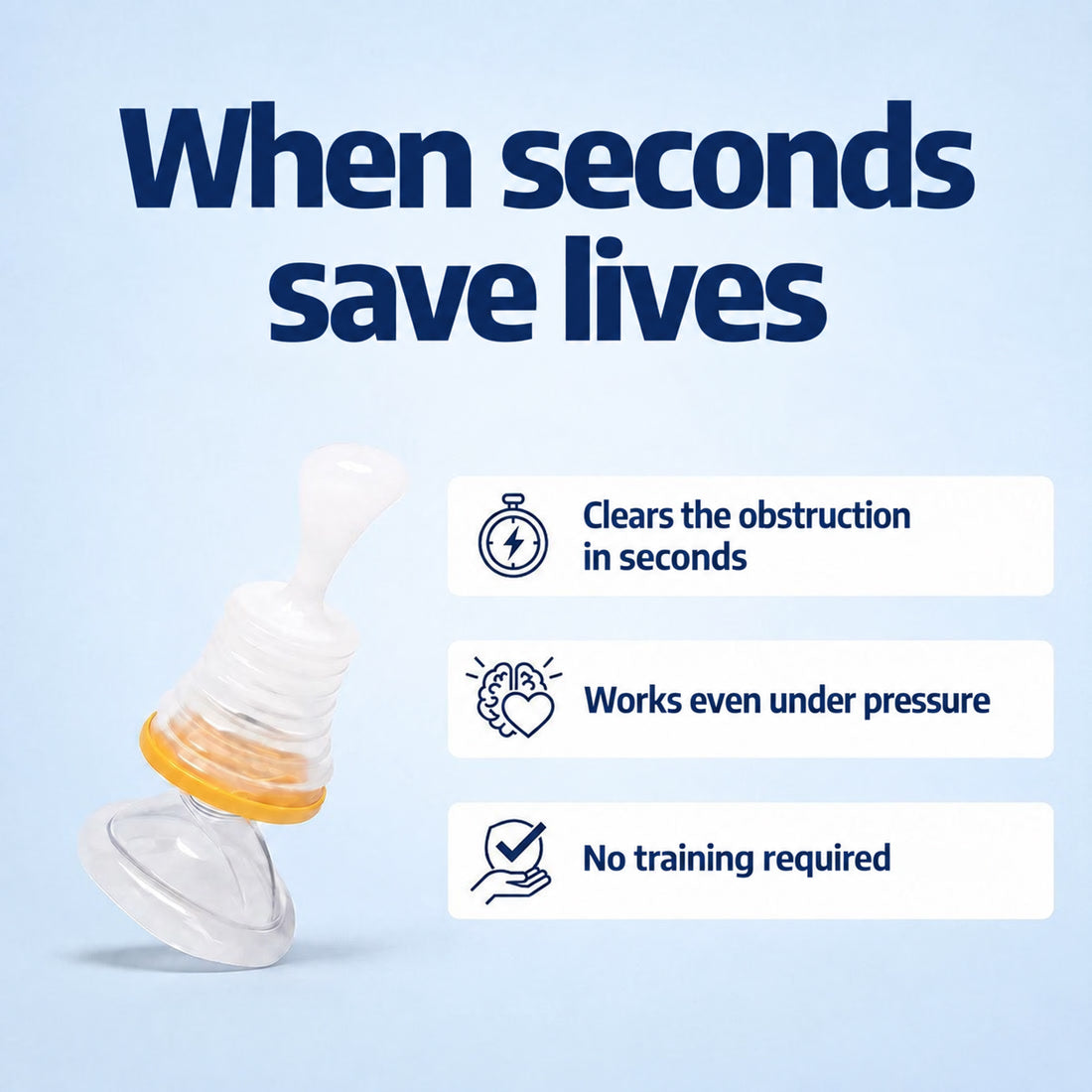 When seconds save lives