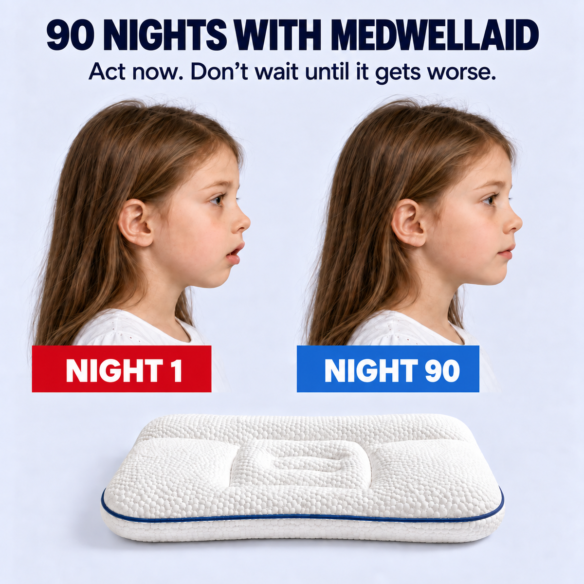 Medwellaid™ Ergonomic Children’s Pillow