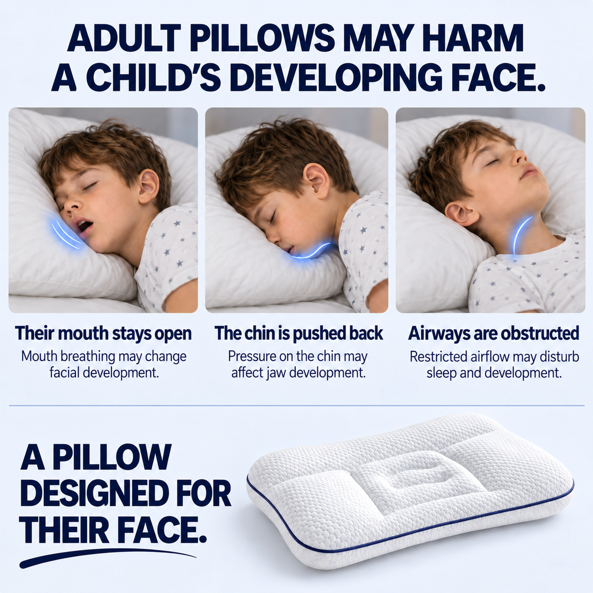 Medwellaid™ Ergonomic Children’s Pillow