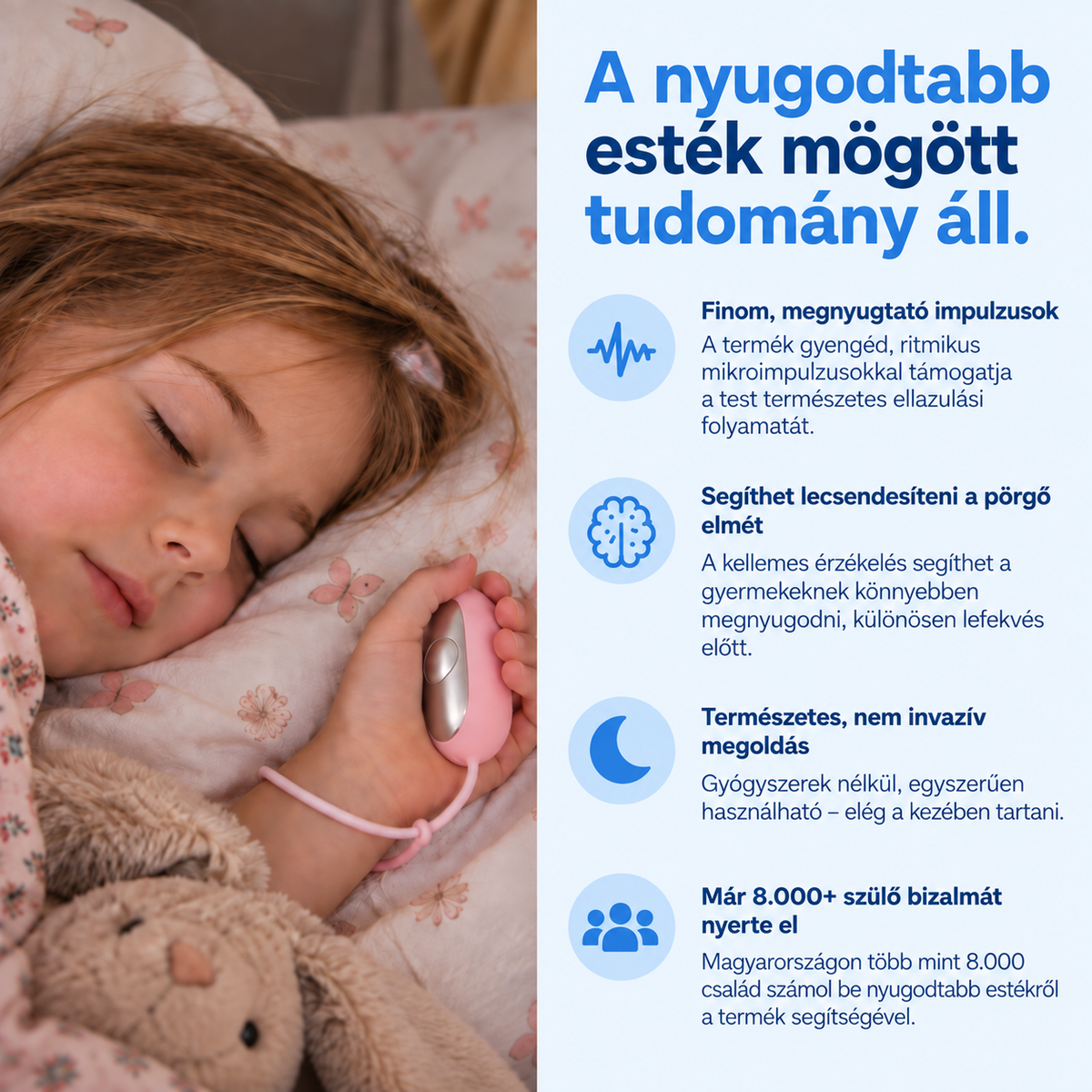 Medwellaid™ Elalvást Segítő Mikroimpulzusos Nyugtató