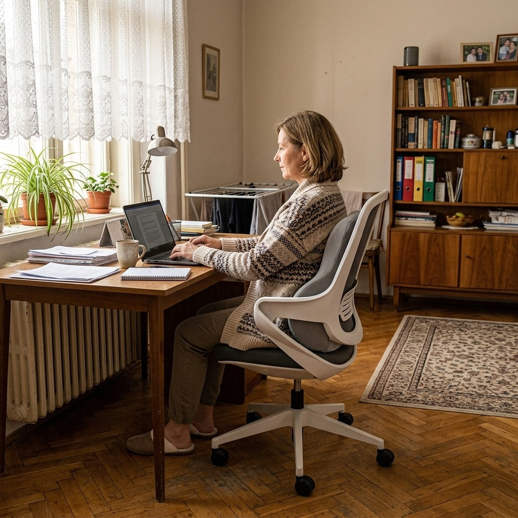 Ergonomikus memóriahabos deréktámasz irodába, autóba és játékhoz - otthon