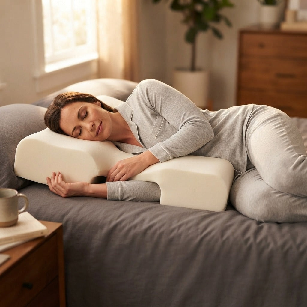 Memory Foam Pillow for Side Sleepers - at home